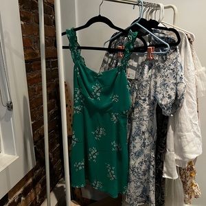 Lush Green Floral Dress